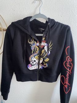 Ed Hardy Crop Zip Up