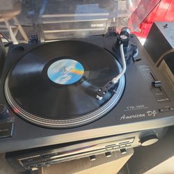 Dj Turntable. Tested. Vintage Record Players.