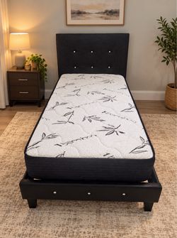 Bed frame black full size new