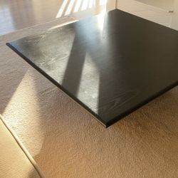 Coffee Table, Large Black, Solid Wood