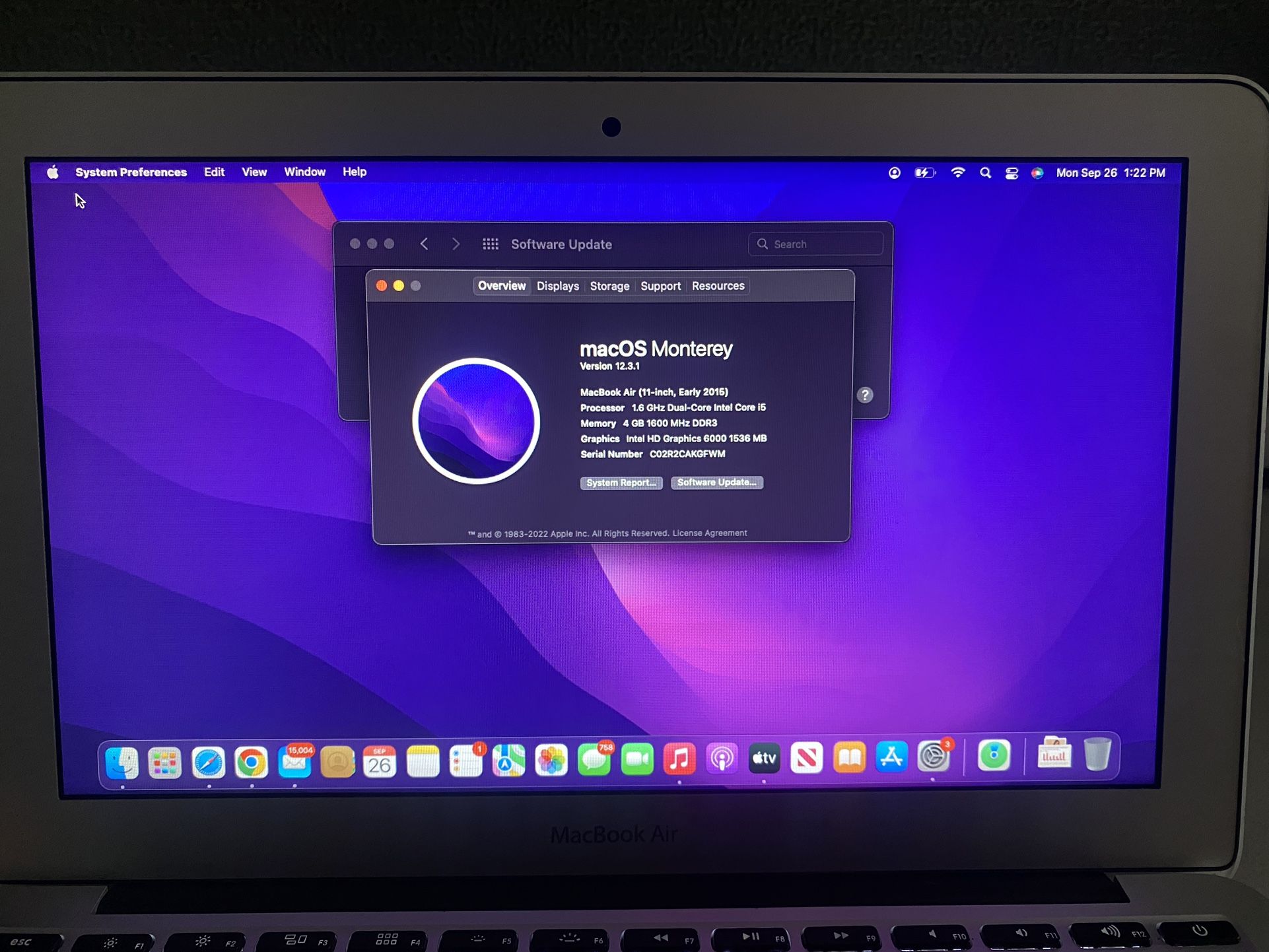 2015 MacBook Air 11inch