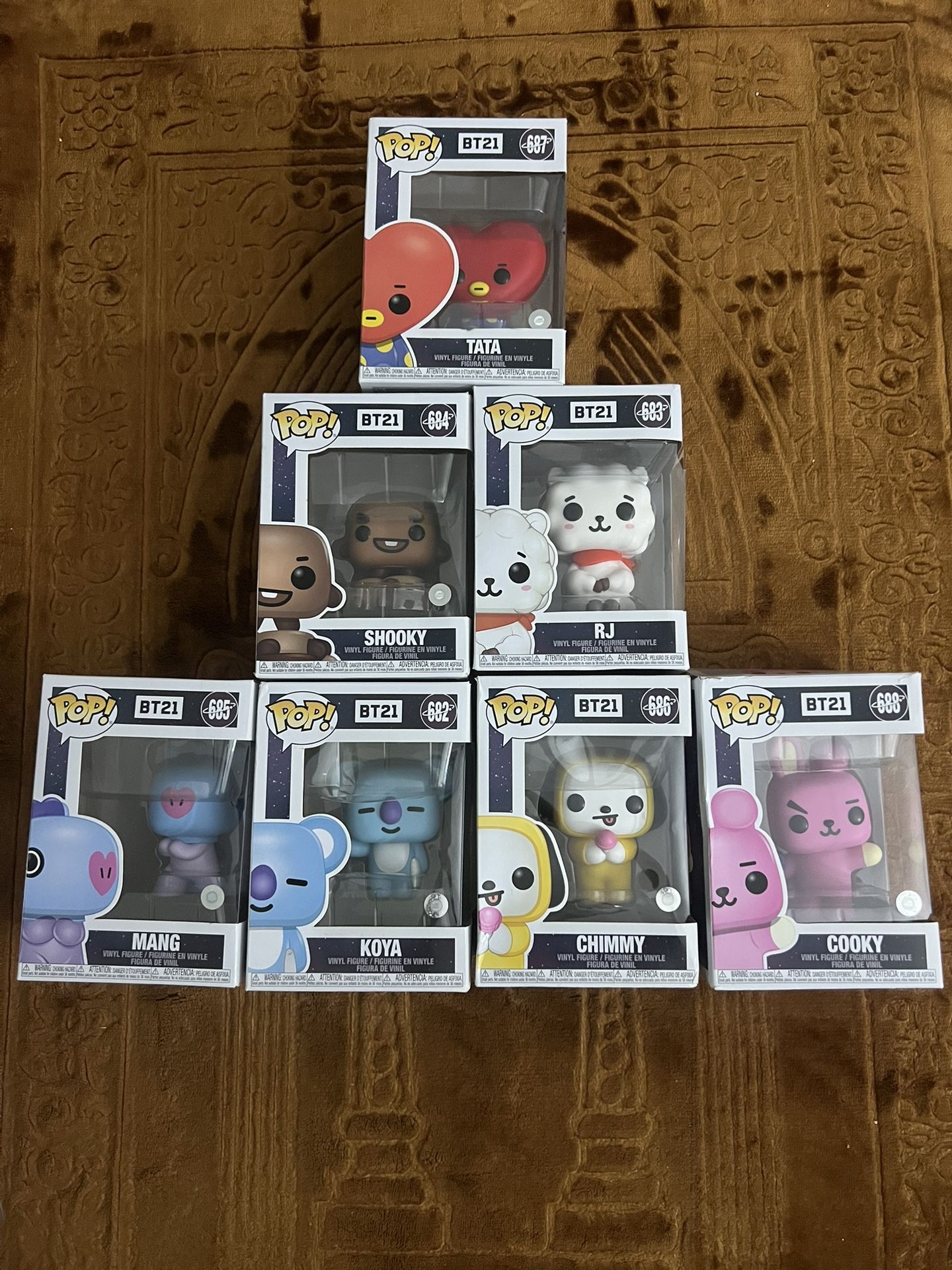 BT21 Funko Pop Set