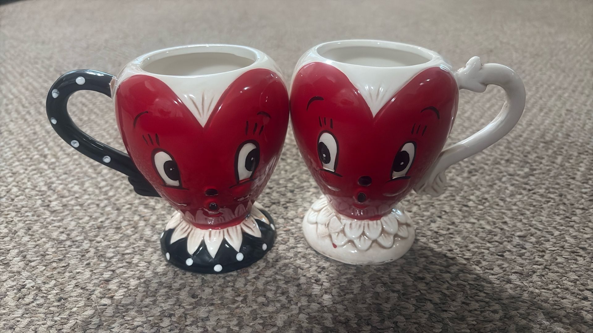 Heart Pair Coffee Mugs