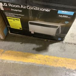 LG Electronics 14,000 BTU 115-Volt Dual Inverter Smart Window Air Conditioner LW1522IVSM Cools 800 Sq. Ft. with Remote, Wi-Fi Enabled