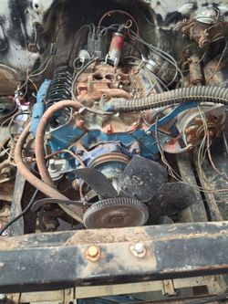 1(contact info removed) Small block Chevrolet and 4 speed truck transmission