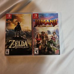 Zelda BOTW/Jumanji Switch CASES