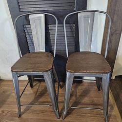 METAL COUNTER HEIGHT BARSTOOL CHAIRS FROM TARGET