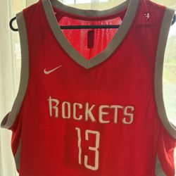 NBA Nike Men’s Houston Rockets Jersey. Sm Hole Read