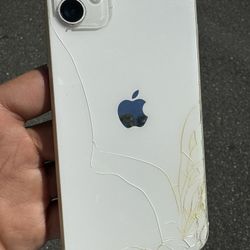 BROKEN IPHONE SCREEN BACK GLASS