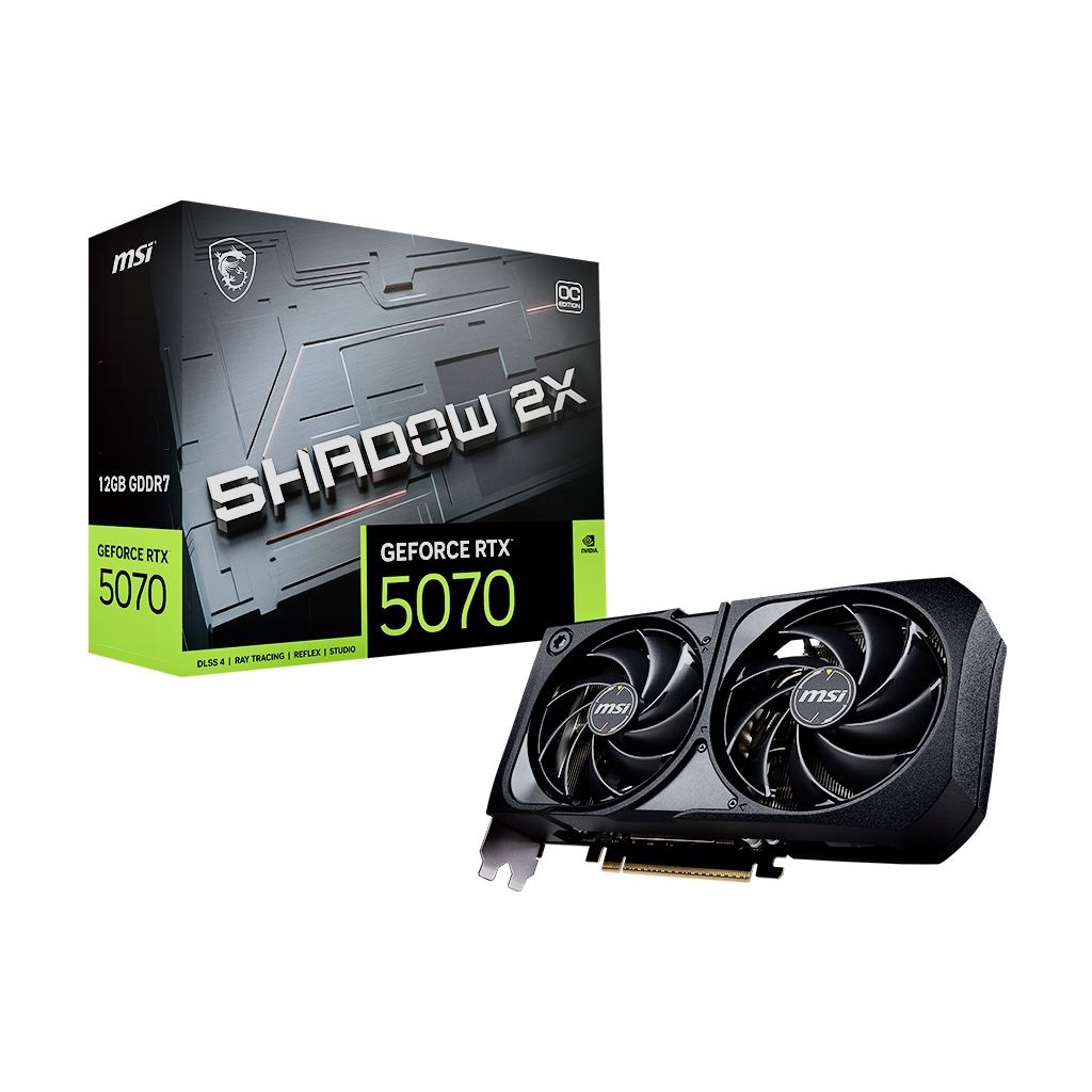 NVIDIA GeForce RTX 5070 12GB GDDR7 Graphics Card (MSI GPU)