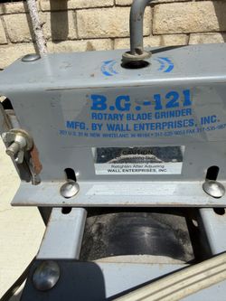 BG-121 Blade grinder made by Wall Enterprises.