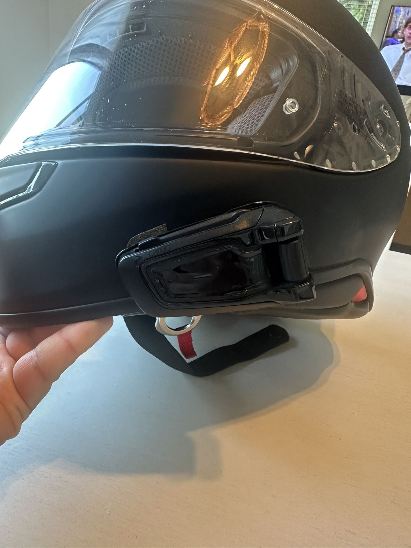 Shoei RF-1400- XL Size with Cardo Black Headset