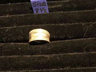 925 cigar band ring