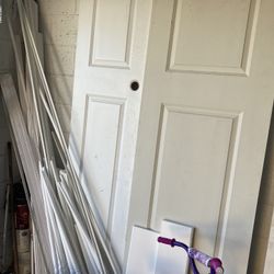 Doors.  20x96.   28x96.    Balusters.  Molding. $90 ALL