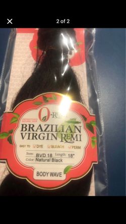 Brazilian Virgin Remi 18 in Human Hai