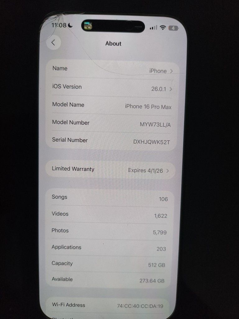 Unlocked iPhone 16 Pro Max