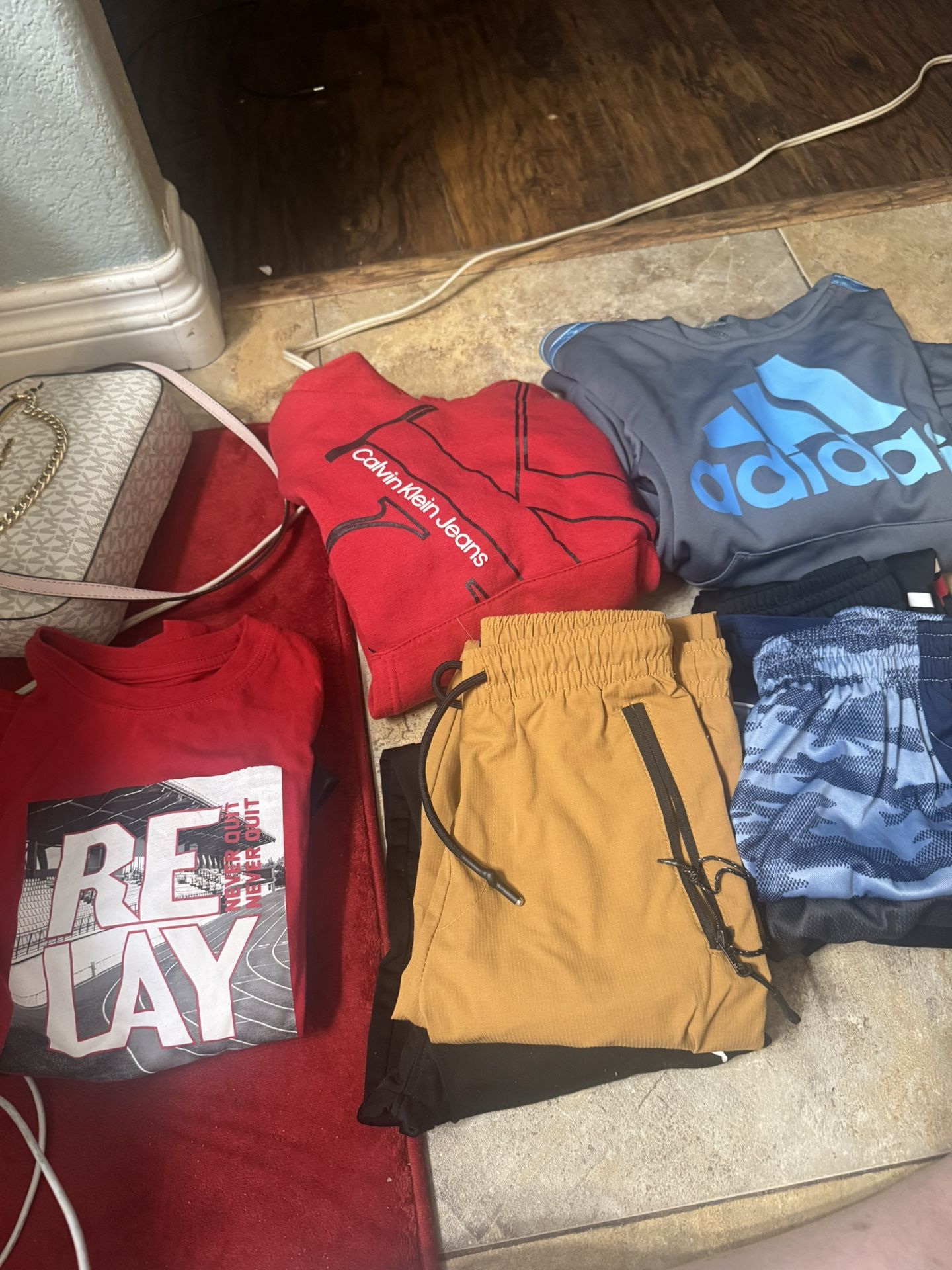 Bag Of Boy Clothes Size 8 & 10-12