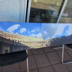 Extra Long Canvas Painting Print Rome