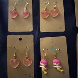 Handmade Earrings Hypoallergenic Hooks $3 A Pair
