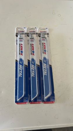 Lenox MetalWolf Thick Metal Reciprocating Saw Blades – 3 Pack