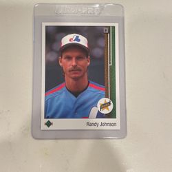 Randy Johnson Rookie Card - 1989 Upper deck 