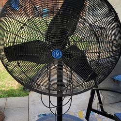 40" 3 Speed Industrial High Velocity Speed Fan With Misters 