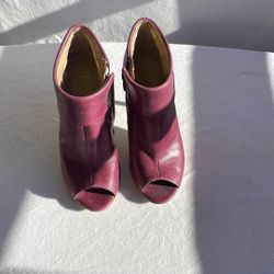 Rachel Roy Black Raspberry  Booties