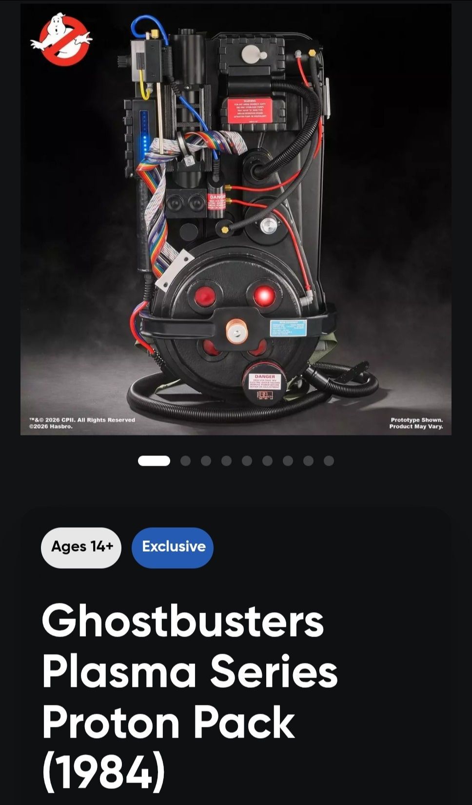 Ghostbusters Proton Pack Brand new