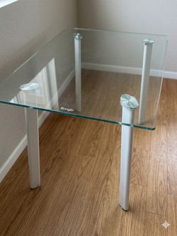 Modern Bonnlo Glass Desk / Dining Table - Great Condition!