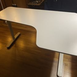  IKEA L-Shape Standing Desk + Ergonomic Office Chair – $330 (Bundle)