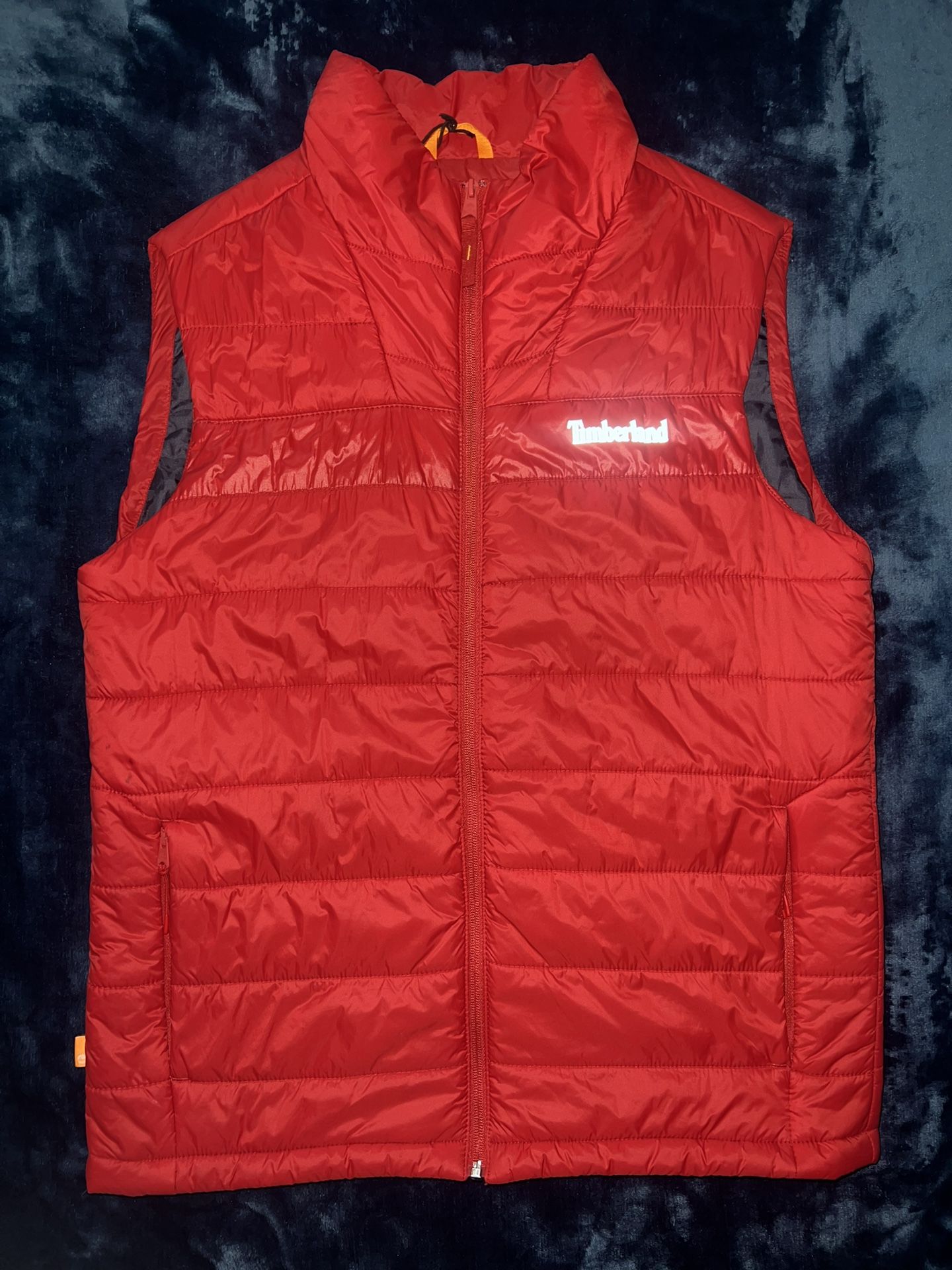Timberland Red Puffer Vest