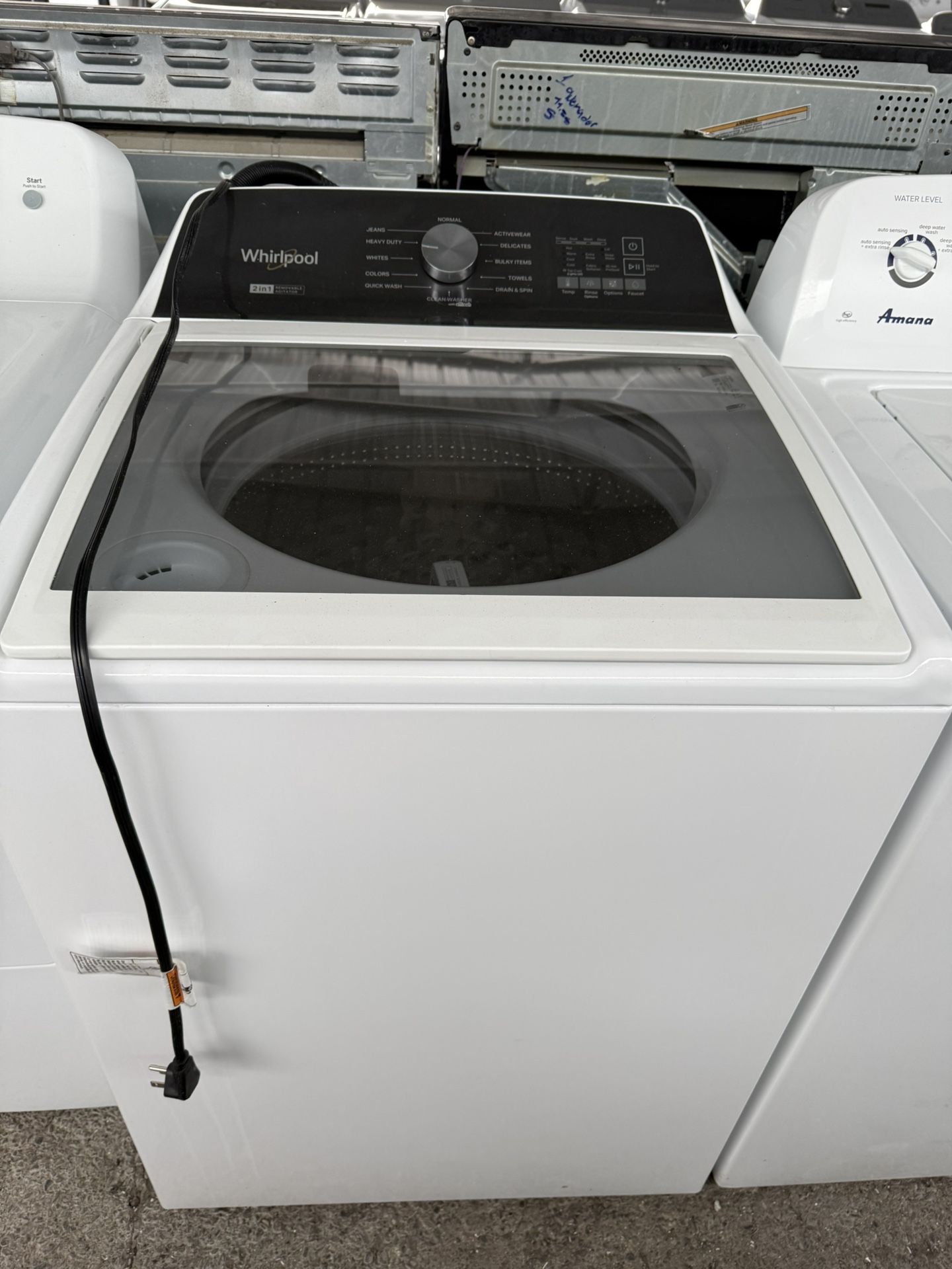 Whirlpool Top Load Removable Agitator Washer