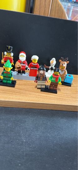 Lego Holiday Minifigure Bags - 8 figures per bag. $30 per bag