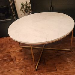 Faux Marble Coffee Table