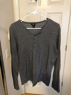 Grey H&M Long sleeve Shirt