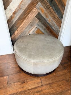 FREE Leather Ottoman