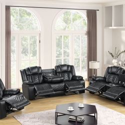 Ace Black - 3PC Reclining Set 🔥🔥