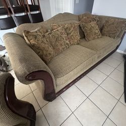 2 Piece Sofa Set ( FREE ) AS IS 