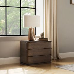 Zoey - Nightstand - Brown Oak