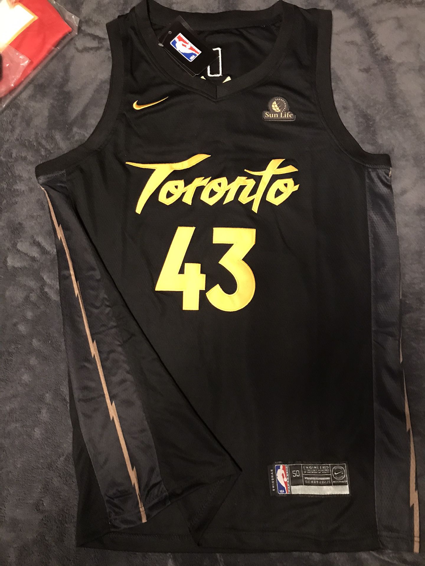 Siakam Toronto raptors basketball jersey