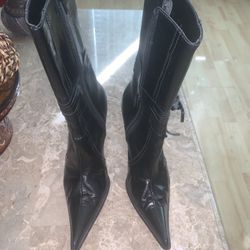 Dolce vita Size 7 Black LeAther Boots