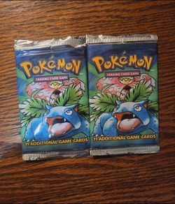 1999 Wotc Pokemon Base Set Booster Packs