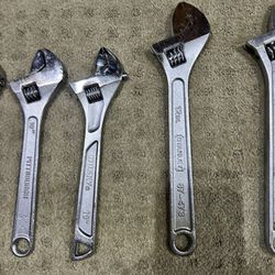 Different Crescent Wrenches 