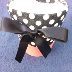 Flower Pot With Polka Dots 