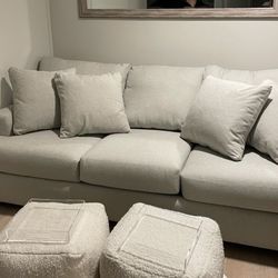 Emilio 90” Upholstered Sofa