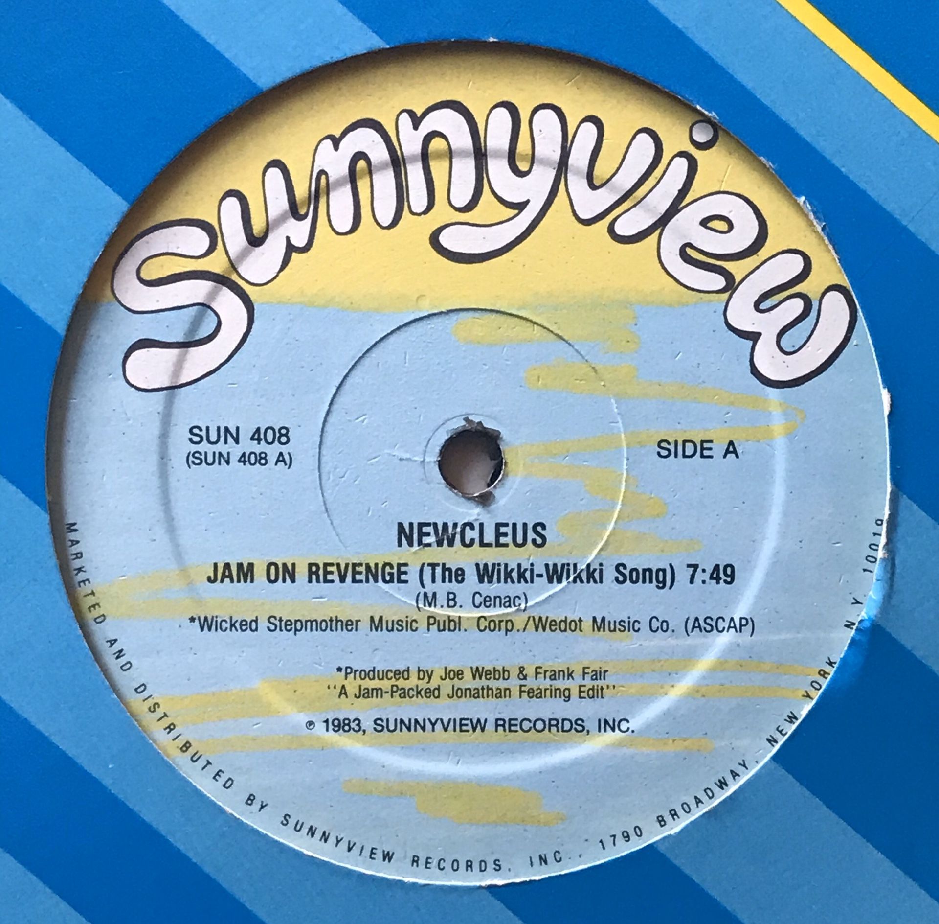 Newcleus - Jam On Revenge (The Wikki-Wikki - (12-inch Vinyl Record) Single
