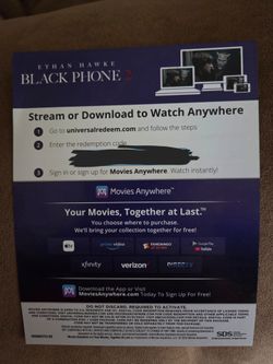 Digital movies codes