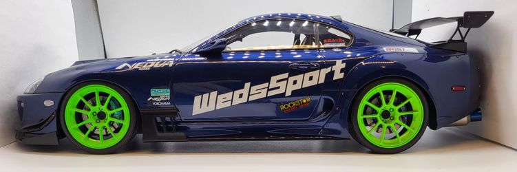 Ignition model 1/12 Toyota Supra JZA80 RZ Orido-Street Blue Ignition model 1/12 Toyota Supra JZA80 RZ Orido-Street Blue