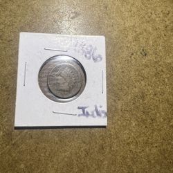 1886 Indian Head Penny 