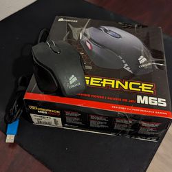 Corsair Vengeance M65 Gaming Mouse and Logitech QcK Gaming Mousepad